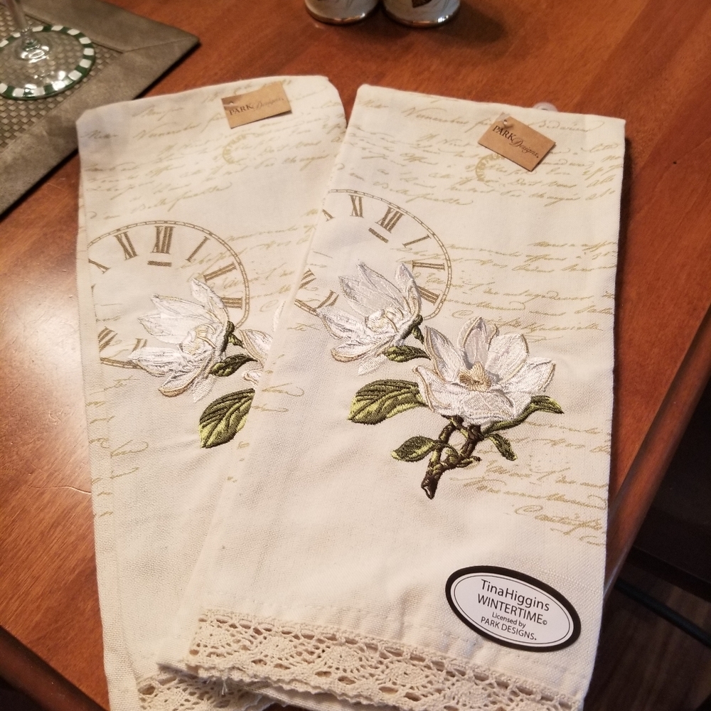 Tina Higgins Wintertime Kitchen Towels
